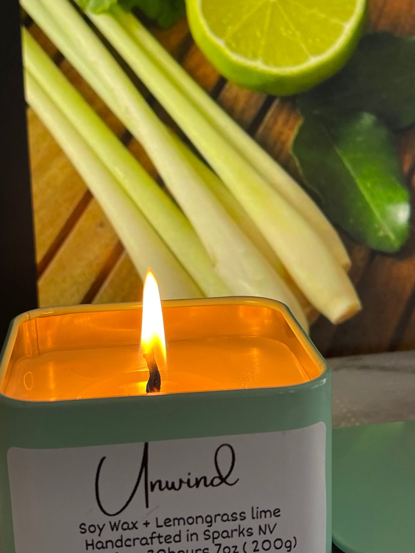 Unwind - Lemongrass & Lime Candle