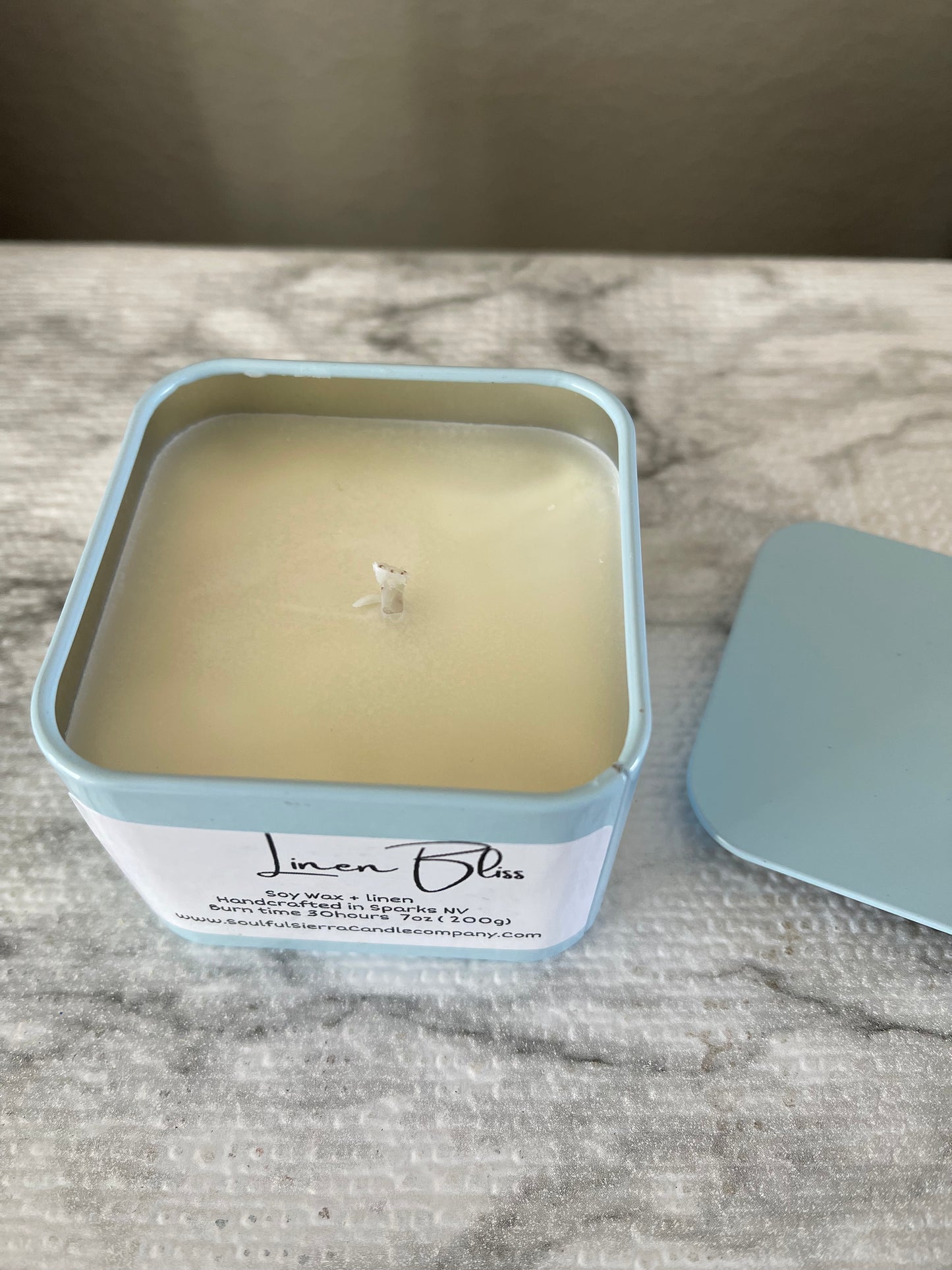 Linen Bliss candle
