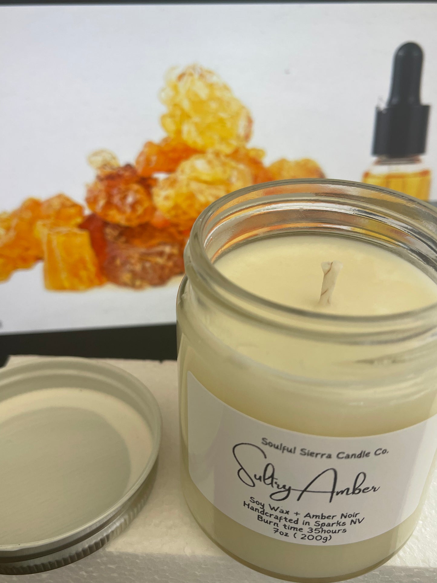 Sultry Amber - Amber Noir Candle