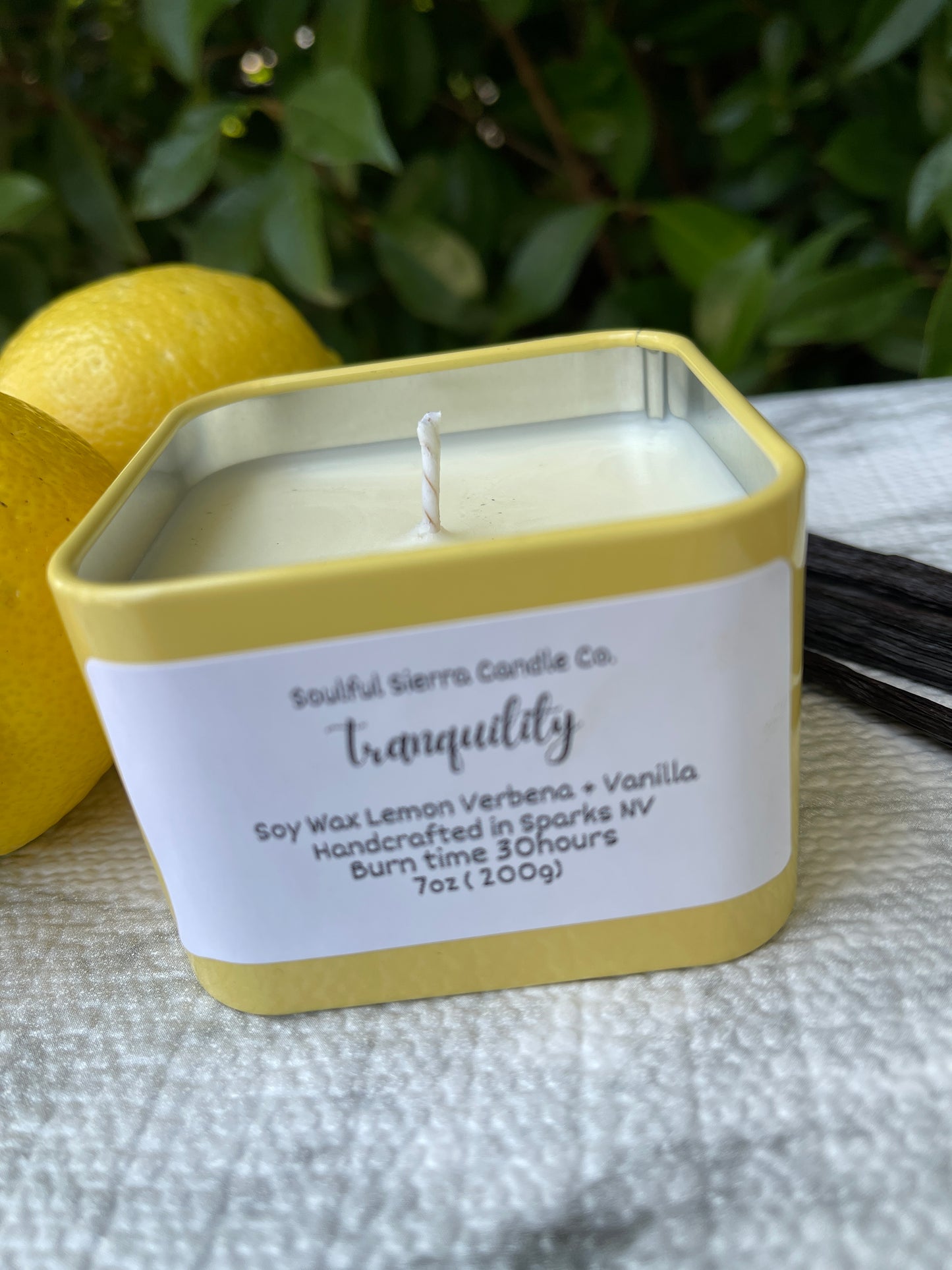 Tranquility - Lemon Verbena & Vanilla Candle