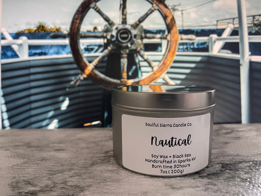 Nautical - Black sea fragrant candle