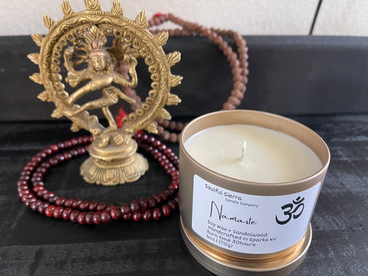 Namaste - Sandalwood fragrance Candle