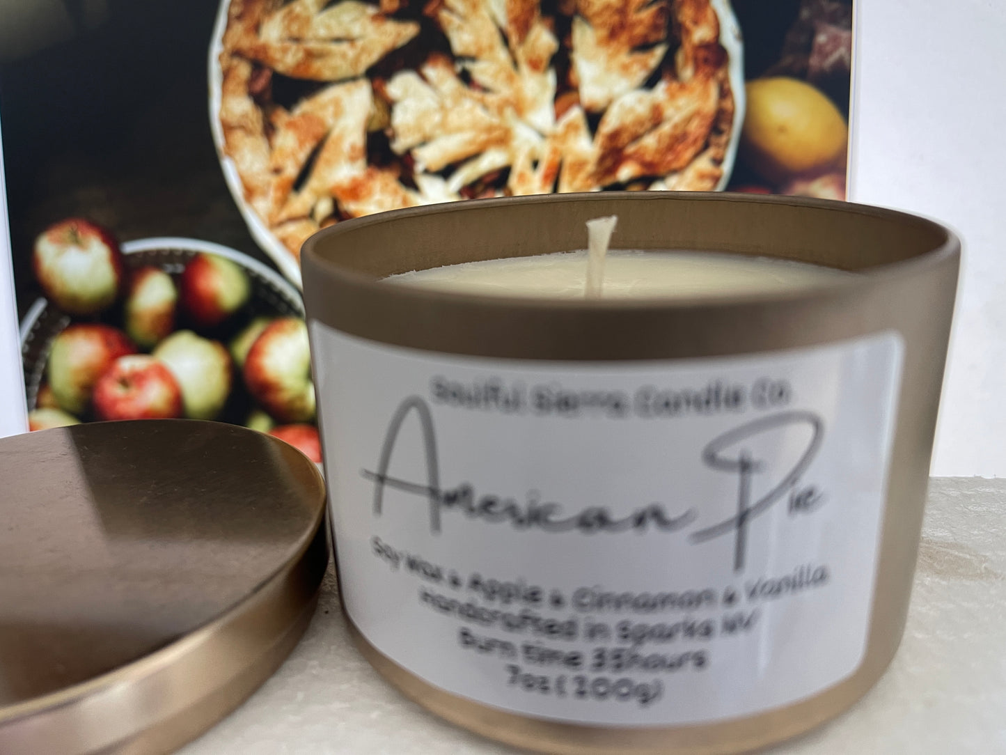 American Pie- Apple Cinnamon Vanilla Candle