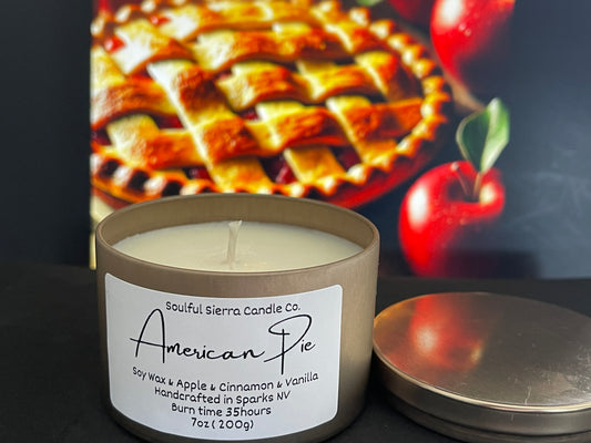 American Pie- Apple Cinnamon Vanilla Candle