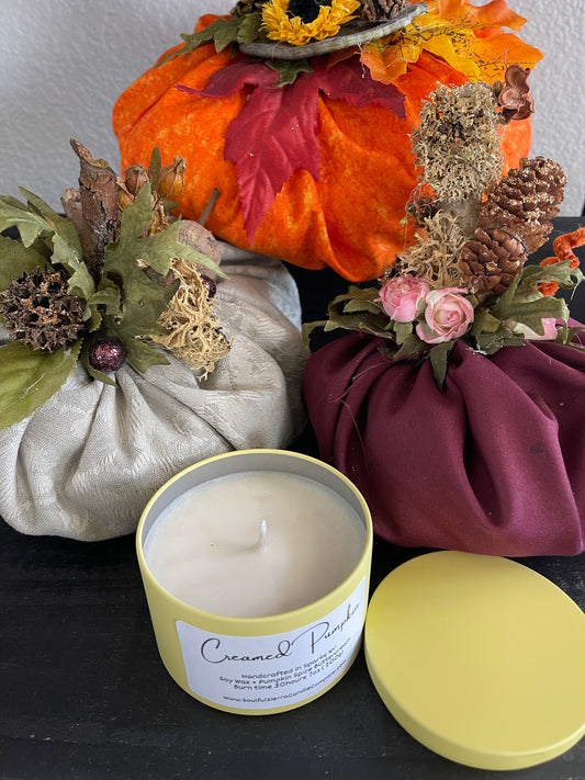 Creamed Pumpkin -Pumpkin buttercream candle