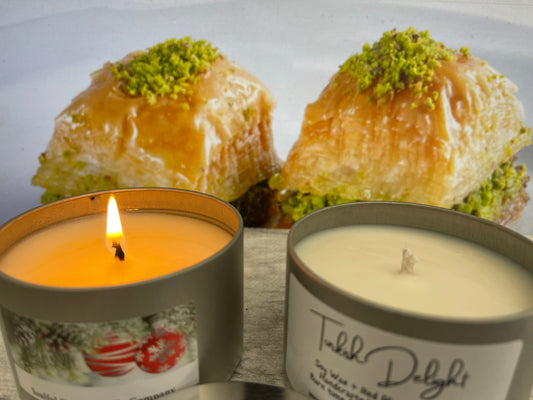 Turkish Delight Candle - Baklava Scent